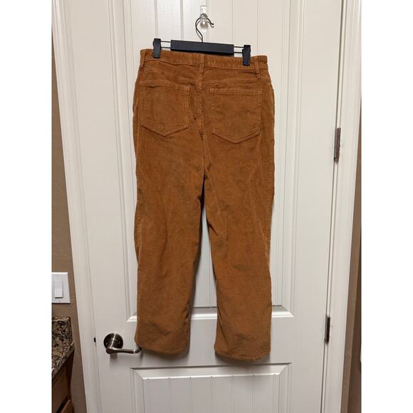 Hollister High Rise Dad Pants Size 9S Caramel Corduroy - Picture 4 of 4